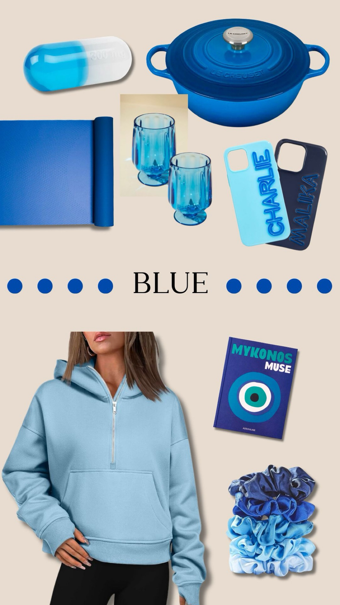 Allllll the blue for the blue lover in your life! #blue #everythingblue #giftguide #2023giftguide #christmaswishlist 

#LTKGiftGuide