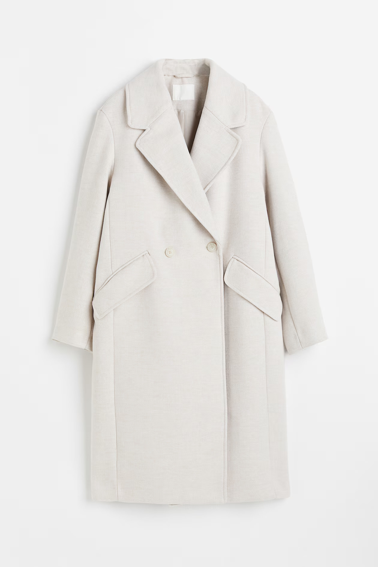Double-breasted Coat - Dark beige - Ladies | H&M US | H&M (US + CA)