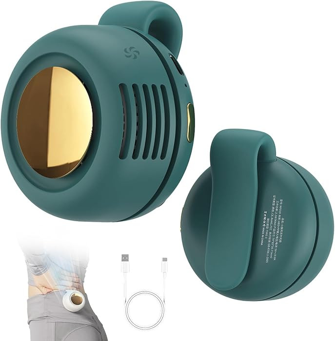 Portable Silent Mini Bladeless Electric Fan Clip On, 2026 New Small Fan with Clip for Shirt & Wai... | Amazon (US)