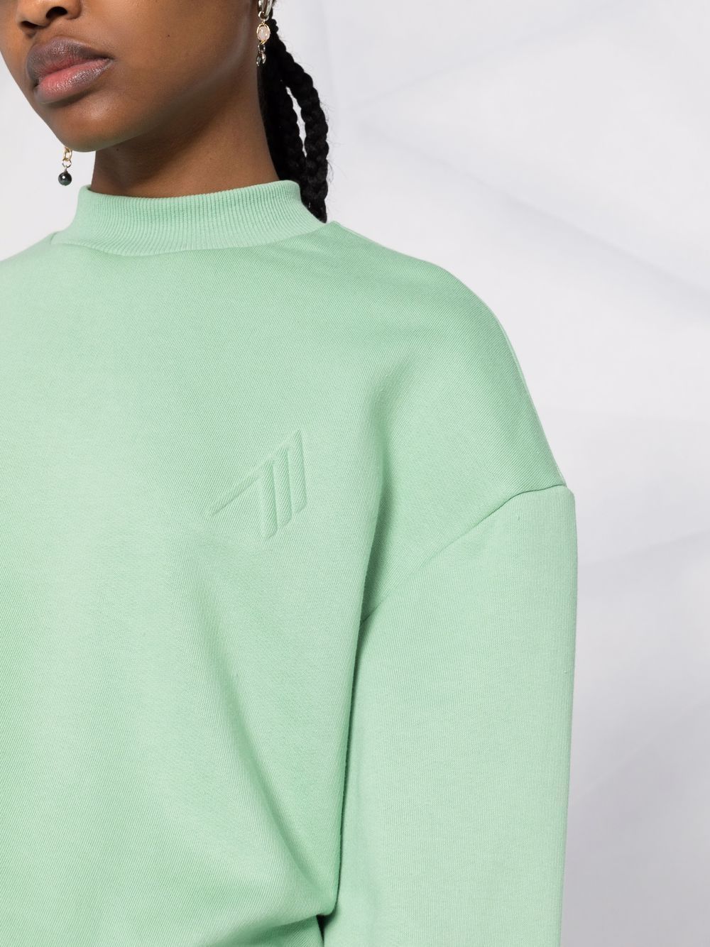 The Attico Mini Sweatshirt Dress - Farfetch | Farfetch Global
