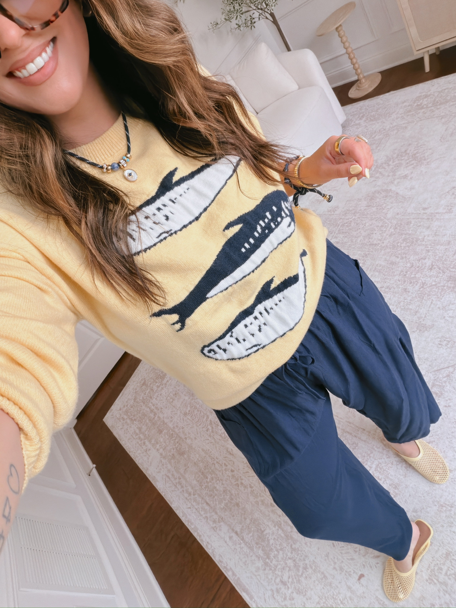 wearing an XL in both pieces 

 #LTKSeasonal #LTKMidsize