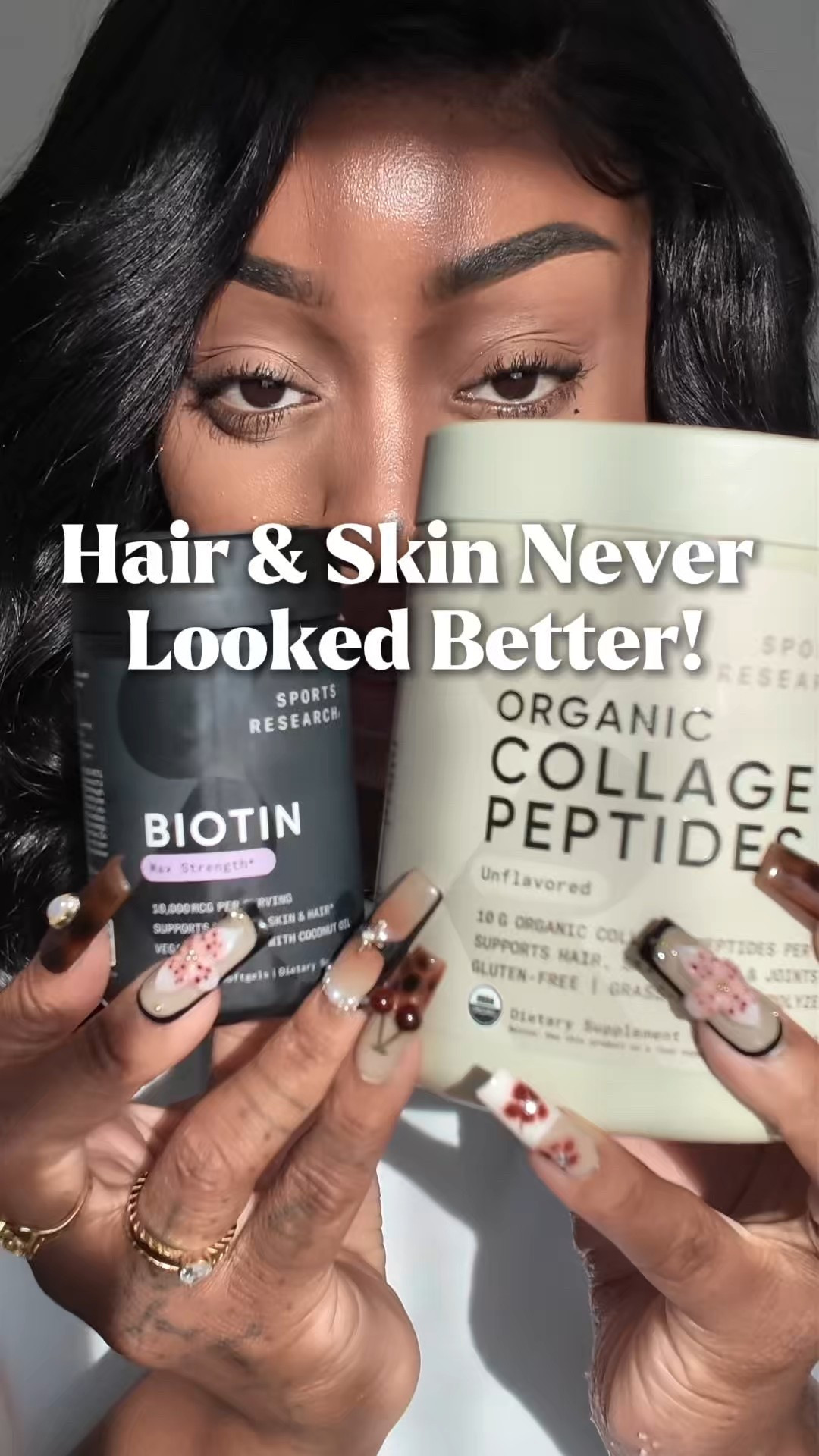 My hair elasticity has improved! No more shedding.. skin is glowing & glistening ✨😍😮‍💨 never took collagen before.. it helps with joint strength, hair, skin & nails!! 

#LTKFindsUnder100 #LTKBeauty #LTKActive