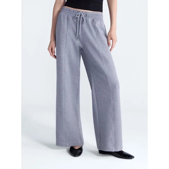 Scoop Women's and Women's Plus Scubaknit Seamed Pants, Regular, Short Lengths, Sizes XS-4X | Walmart (US)