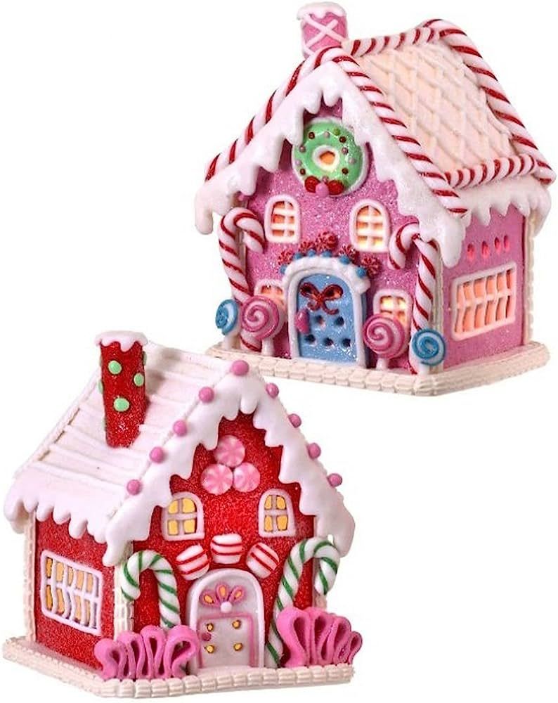 Regency International 5 Inch Calydough LED Battery Candy House 2 AST, Pink, Red, MTX62581 | Amazon (US)