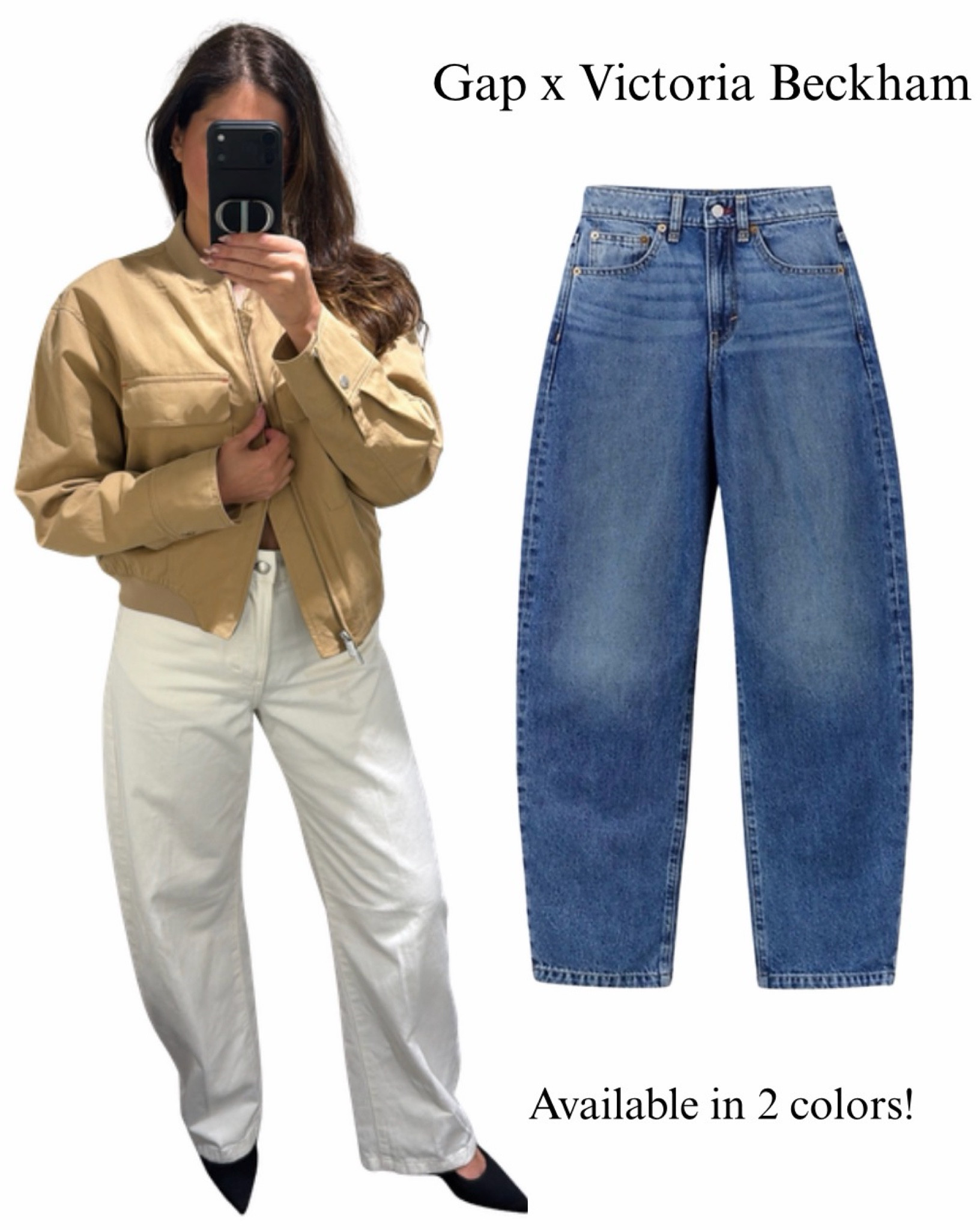 Gap x Victoria Beckham jeans. These run through to size I am wearing a 27. I also want to buy the dark color as well. Pants, barrel denim.

#LTKootd