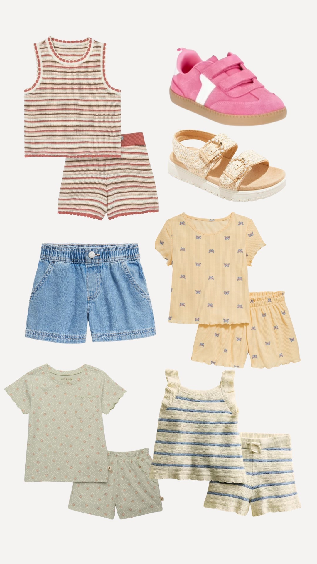 Summer looks for a toddler girl! In my cart for Harper! ☀️ 