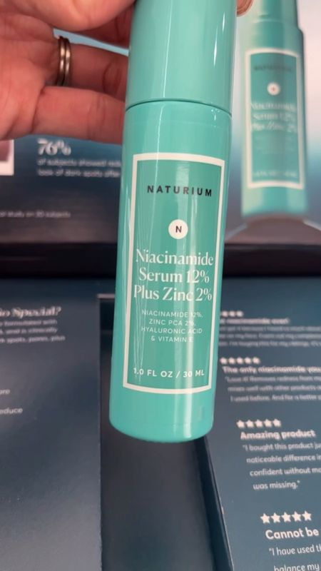 Naturium Niacinamide Serum Plus Zinc pores, dark spots, and uneven texture 

#LTKbeauty #LTKover40 #LTKFind