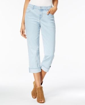 Style & Co Petite Cuffed Capri Jeans, Created for Macy's | Macys (US)