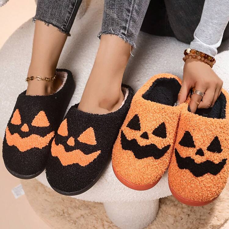 Halloween-Themen Warme Hausschuhe, Winterhausschuhe
4.93
(100+)
 | SHEIN