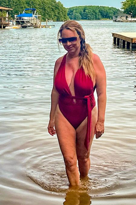 This 1 piece is so flattering .. comes in a  ton of colors  and you can tie it a few different ways 

#LTKTravel #LTKSeasonal #LTKSwim