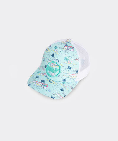 BVI Print Whale Dot Trucker | vineyard vines
