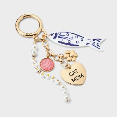 Cat Mom Bag Charm - A New Day™ Gold | Target