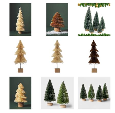 Bottle Brush Trees 🌲 Decorate mini Christmas trees 

#LTKHoliday #LTKCyberweek #LTKSeasonal