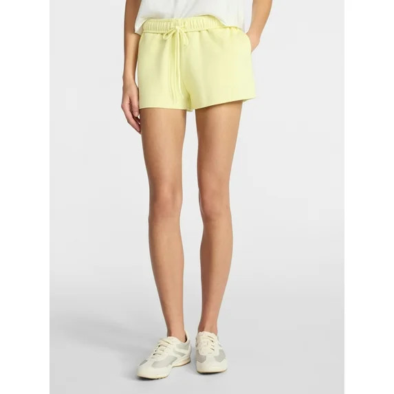 No Boundaries Fleece Foldover Shorts, 2'' Inseam, Women’s XXS-XXL | Walmart (US)