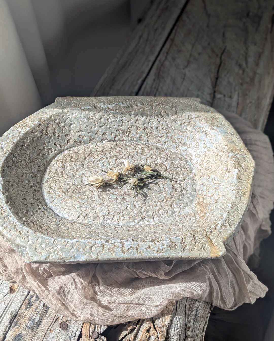 Vintage Marble Kharal Stone Tray - Etsy | Etsy (US)