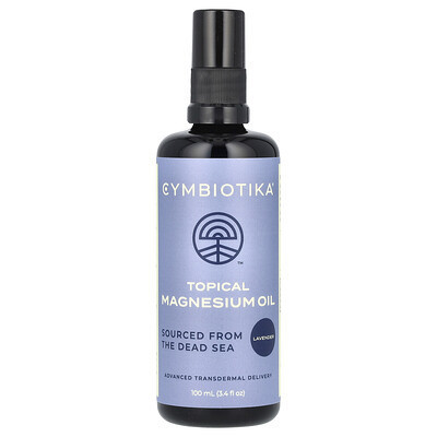 Cymbiotika, Topical Magnesium Oil, Lavender, 3.4 fl oz (100 ml) | iHerb