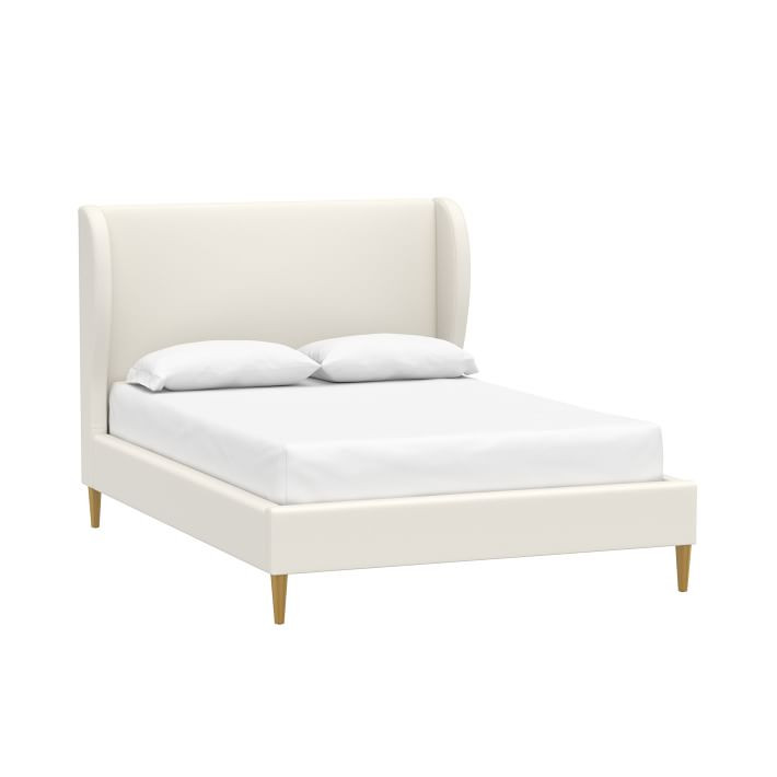Wren Wingback Upholstered Bed | Pottery Barn Teen