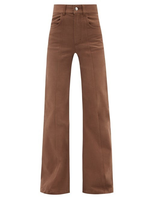 Chloé - High-rise Wide-leg Jeans - Womens - Brown | Matches (US)