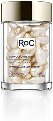 RoC Retinol Correxion Line Smoothing Night Retinol Serum, 30 Capsules | Amazon (US)