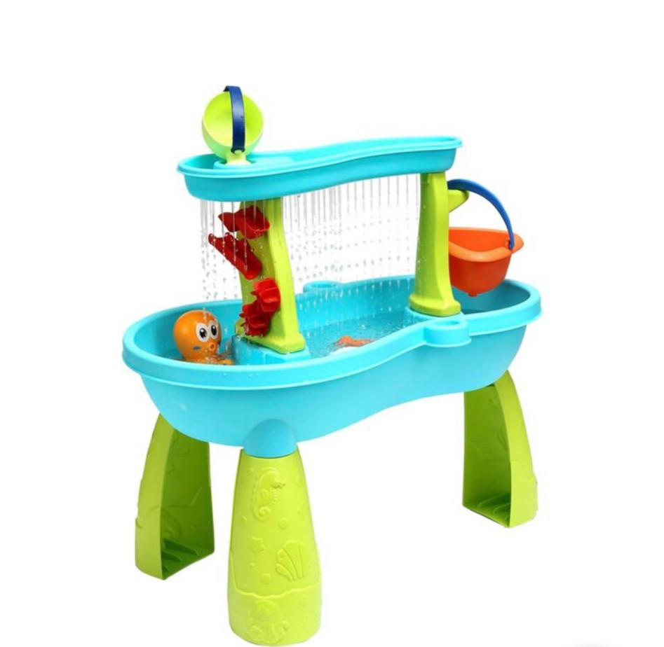 Adorable water sensory table for outdoor summer fun! 

Trimate Toddler Sensory Sand and Water 2 Tier Table with water toys can be used at the beach or backyard for girls and boys. It's a great way to keep your kids entertained and cool on a hot summer day at the beach. This is a perfect Indoor and outdoor splash water table for children. It's made of high-quality materials that are safe for kids to play with and no sharp edges. Encourage your kids to have fun and use their imagination while they learn early physics concepts. This is a nice gift for kids and it's sure to bring hours of delight and excitement. The spacious design allows multiple kids to play at once. Water play introduces early physics concepts like motion and flowing. Water toys helps develop fine motor skills. The sand and water table is simple for parents to assemble. It is easy to clean, lightweight and comes apart easily for convenient storage.

#LTKBump #LTKBaby #LTKKids