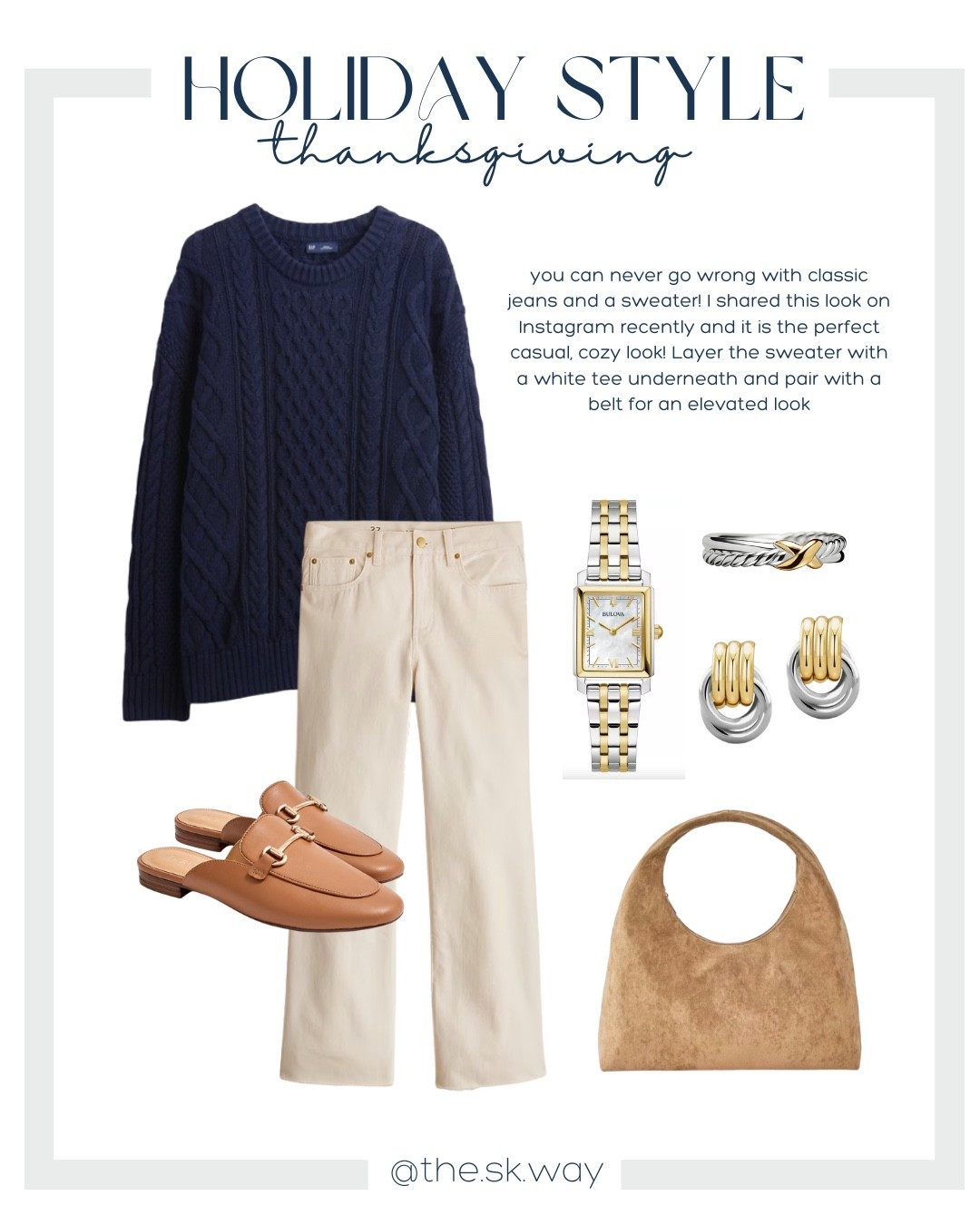 I’ve been sharing this outfit everywhere lately but it’s such a cozy, classic option! These ecru jeans from J.Crew are currently on major sale making them just under $60!!!

#LTKFindsUnder100 #LTKStyleTip #LTKSaleAlert