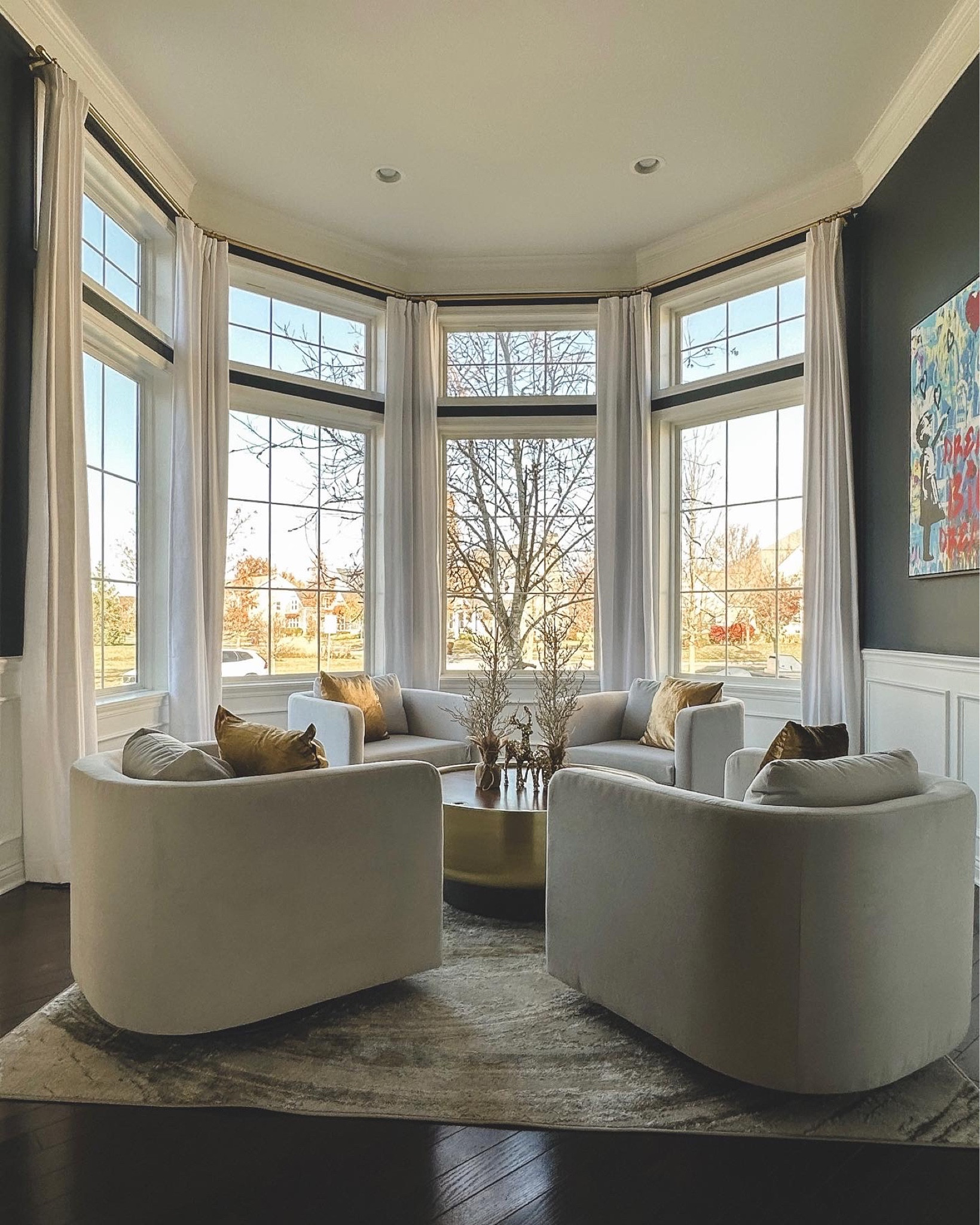 Curtains will always make the biggest difference in a space. These made this space so dreamy ☁️ 

#LTKhome #LTKstyletip