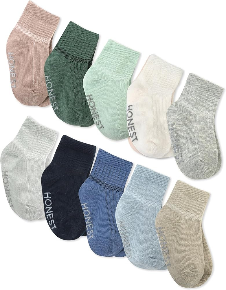HonestBaby Multipack Cozy Socks Sustainably Made for Infant Baby, Toddler, Kids Boys, Girls, Unis... | Amazon (US)