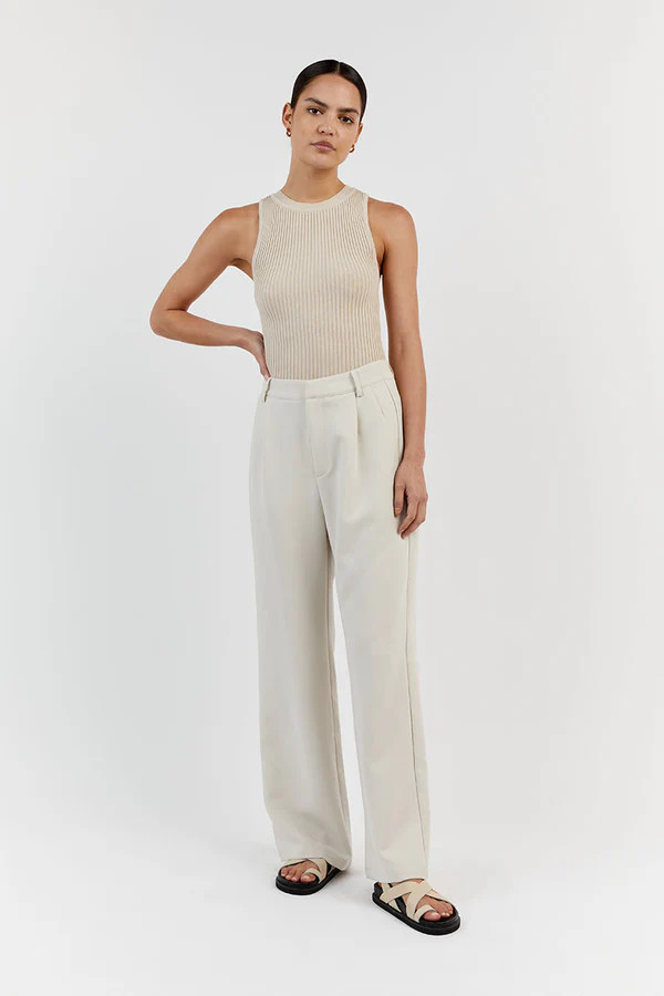 VALERIE STONE RACER KNIT TANK | DISSH