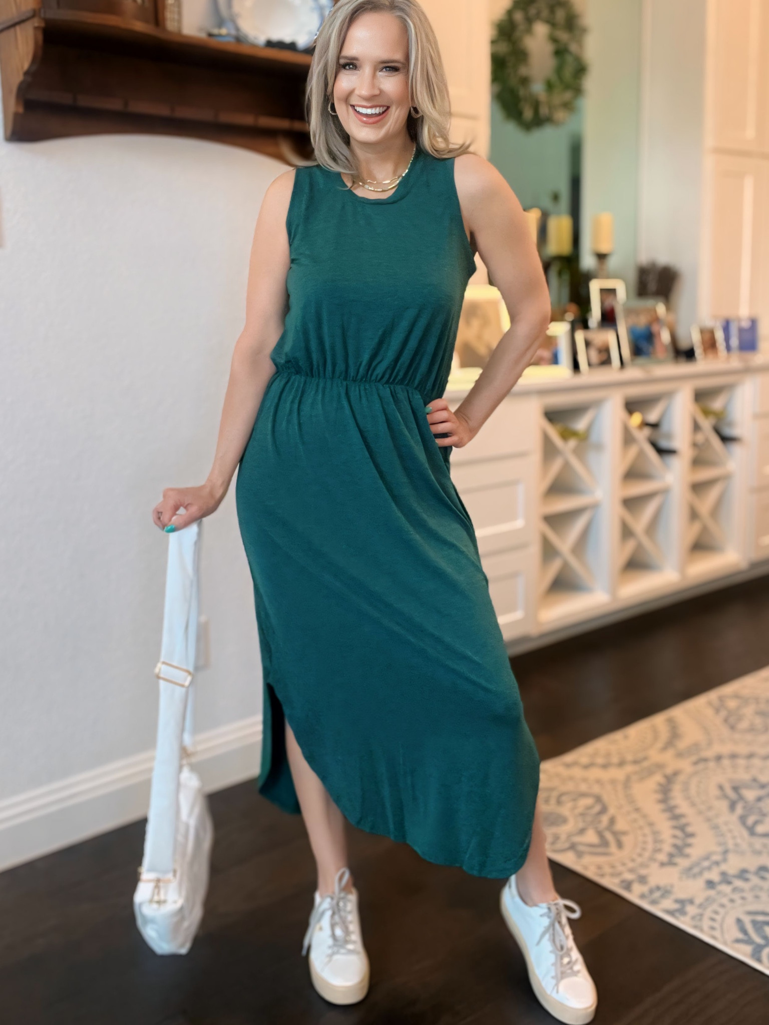 Summer style that is easy and elevated. Wearing a M

Travel outfit, maxi dress, cotton dress, vacation, everyday, sleeveless, sneakers, puffy bag

Over 40 fashion/ affordable style / elevated chic / effortless style / summer fashion / midlife style / casual chic / style over 50/ 


#LTKFindsUnder50 #LTKStyleTip #LTKOver40