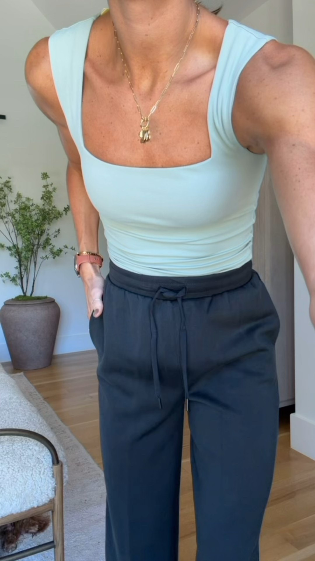 this tank + pants are SO dang soft! 🫶🏼 