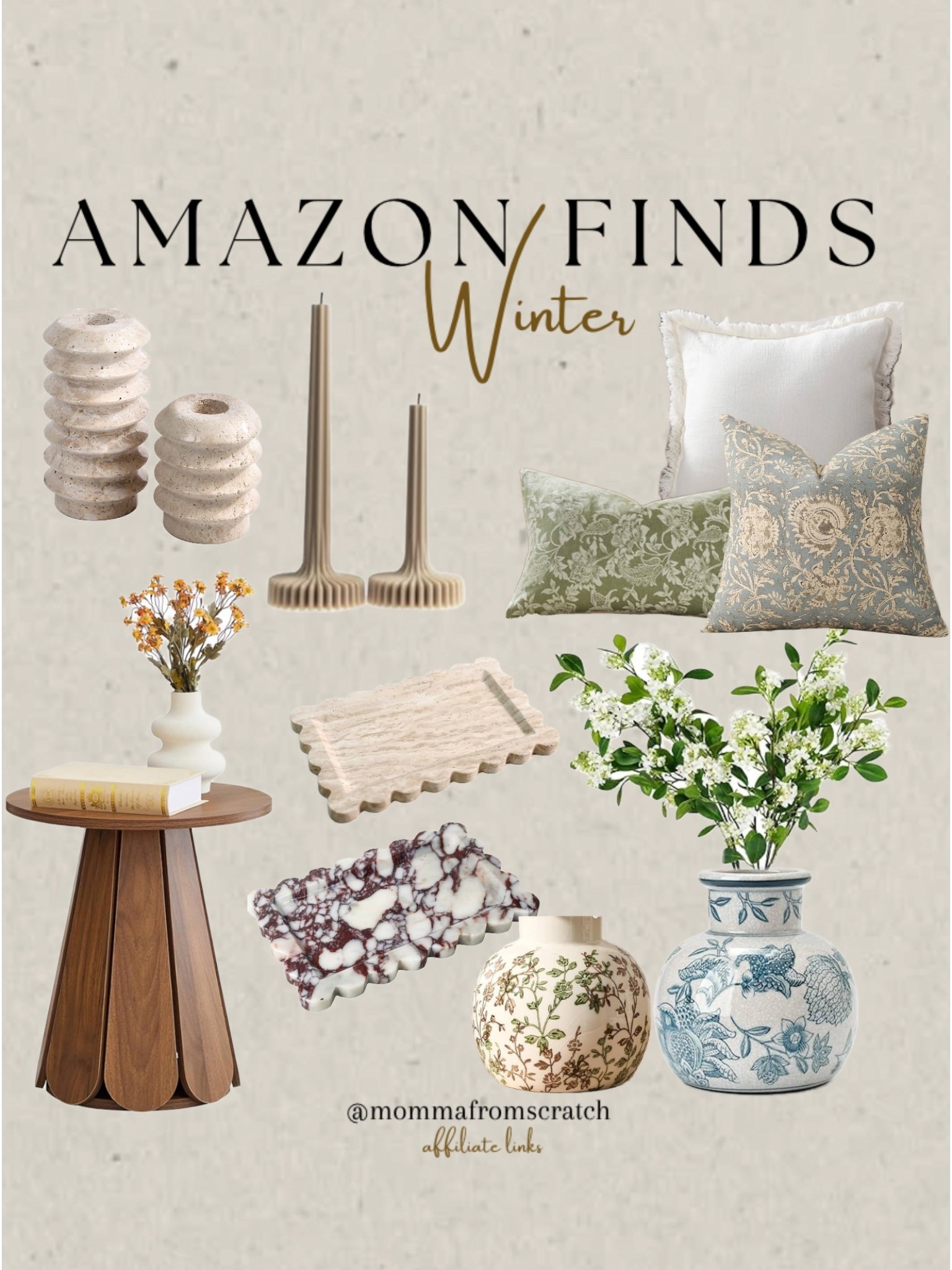 Winter decor from Amazon, pillow covers, marble candles , florals, vases and more

#LTKSaleAlert #LTKHome #LTKFindsUnder100