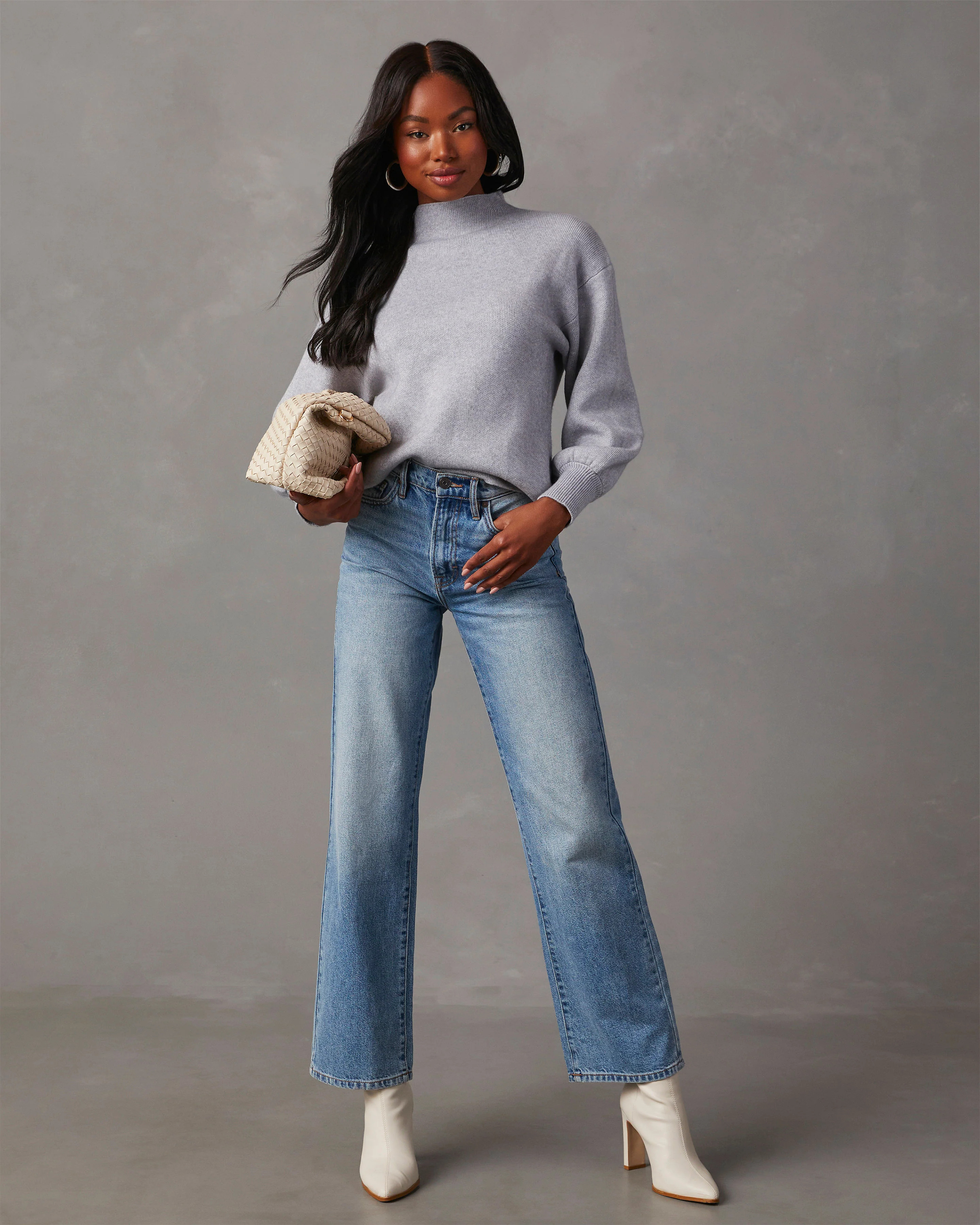 Amsterdam Mock Neck Sweater | VICI