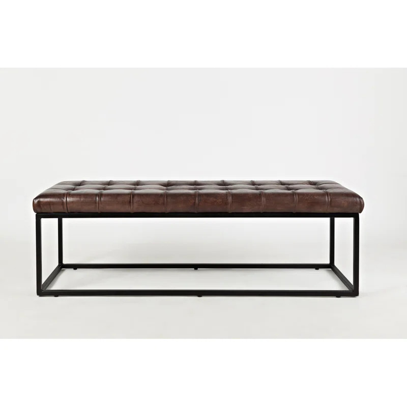 Pearson Genuine Leather Bench | Wayfair North America