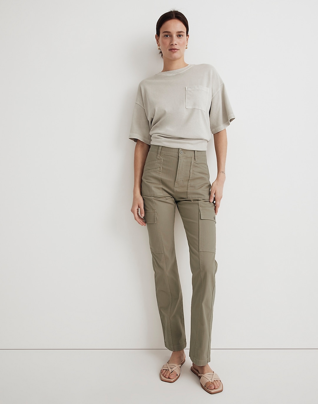 The Garment-Dyed '90s Straight Cargo Pant | Madewell