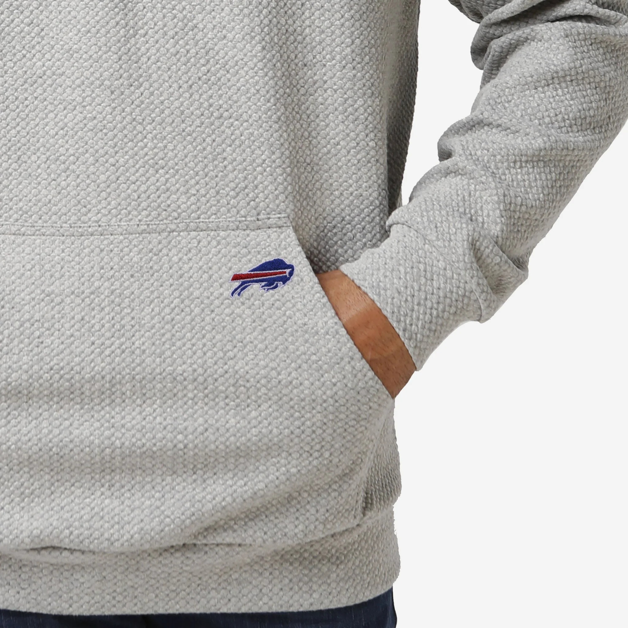 Buffalo Bills Gray Woven Hoodie | FOCO inc