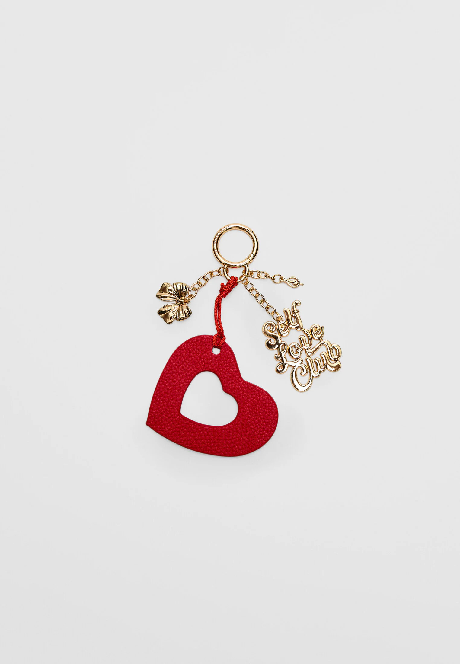 Heart and charm key ring | Stradivarius (UK)