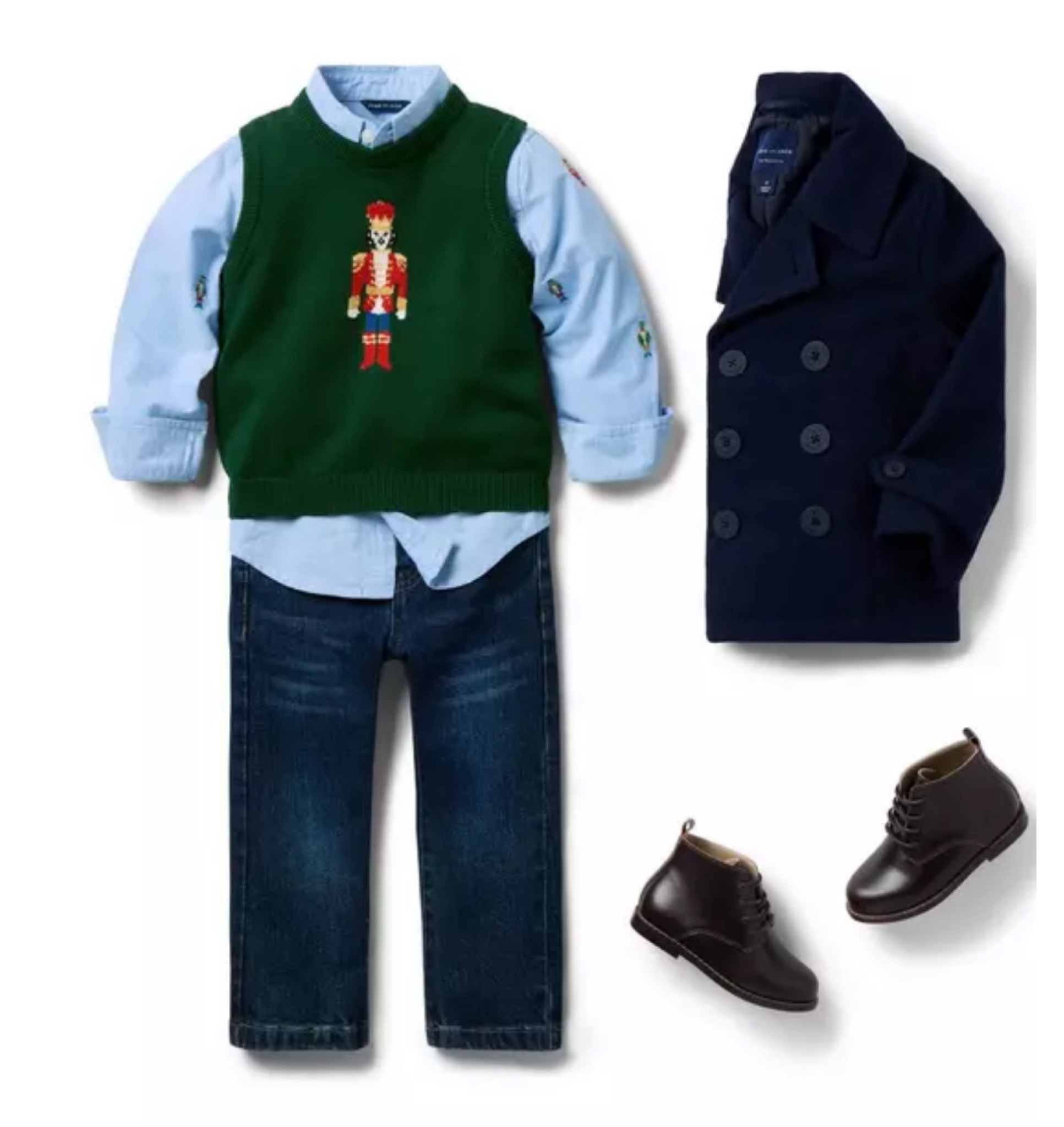 ✨Janie and Jack The Holiday Premiere: The Wool Holiday Coat✨

A cozy classic that's tailored for holiday celebrations or any occasion. Featuring anchor buttons and front pockets, it's the layer we love.

Whether it's his first holiday or a family moment to remember, Janie and Jack Holiday Collection will make a statement in your Holiday Party and Christmas Cards!


Winter Outfit
Holiday outfit 
Christmas outfits 
Kids birthday gift guide
Children Christmas gift guide 
Christmas gift ideas
Boy gift ideas
Christmas present
Nursery
Nursery decor 
Baby shower gift
Baby registry
Sale alert
New item alert
Baby hat
Baby shoes
Baby dress
Baby Santa hat
Newborn gift
Baby outfit
Christmas party outfits 
Baby keepsakes 
First Christmas outfits
Baby headband 
Girl Christmas outfits 
Boy Christmas outfits
Girl dresses
Winter coat
Winter dress
Holiday dress
Christmas dress
Girls purse
Bow purse
Plaid Bow Headband
Plaid Puff Sleeve Dress
Bow flat
Merry and bright 
Merry Christmas 
White Christmas 
Christmas family photo session outfits 
Christmas card outfits
Holiday card outfits 
Photo session outfit inspo
Santa’s list
Gift guide for her
Gift guide for boys
Gifts for her
Wedding guest dress

#LTKGifts #LTKCyberweek
#LTKGiftGuide #LTKstyletip #LTKwedding #LTKfamily #LTKbump #LTKshoecrush #LTKHoliday
#liketkit #LTKFindsUnder50 #LTKFindsUnder100 #LTKItBag #LTKSaleAlert #LTKSeasonal

#LTKKids #LTKBaby #LTKParties