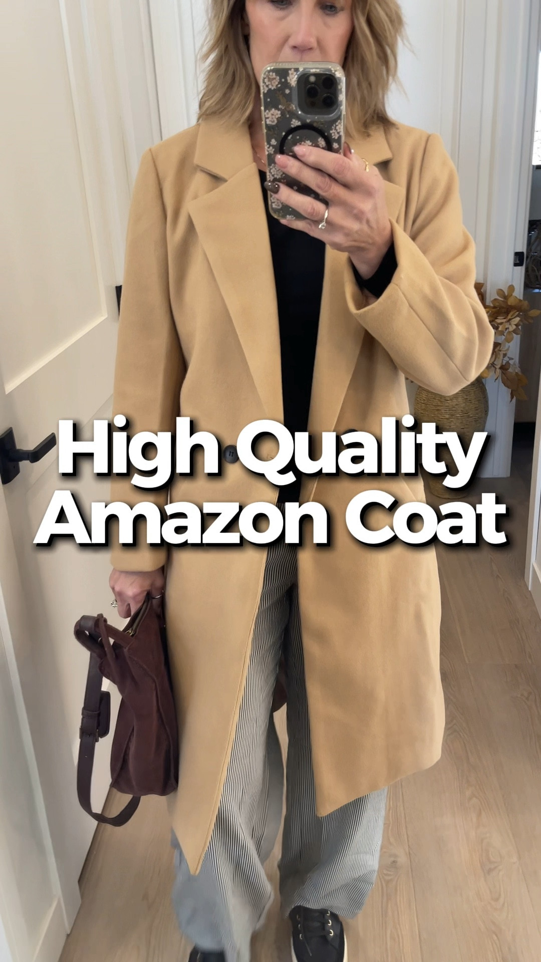 High Quality Pea Coat under $50! This dress coat is such a timeless style! It looks expensive, but is under $50! Comes in lots of colors, so you can switch it up without spending a lot. Pop it on over all your fall looks!
Coat - med TTS

@amazonfashion over40s style, over50 fashion, casual style, affordable looks, mom outfits, fall outfits, winter coat

#LTKFindsUnder50 #LTKOver40 #LTKSeasonal