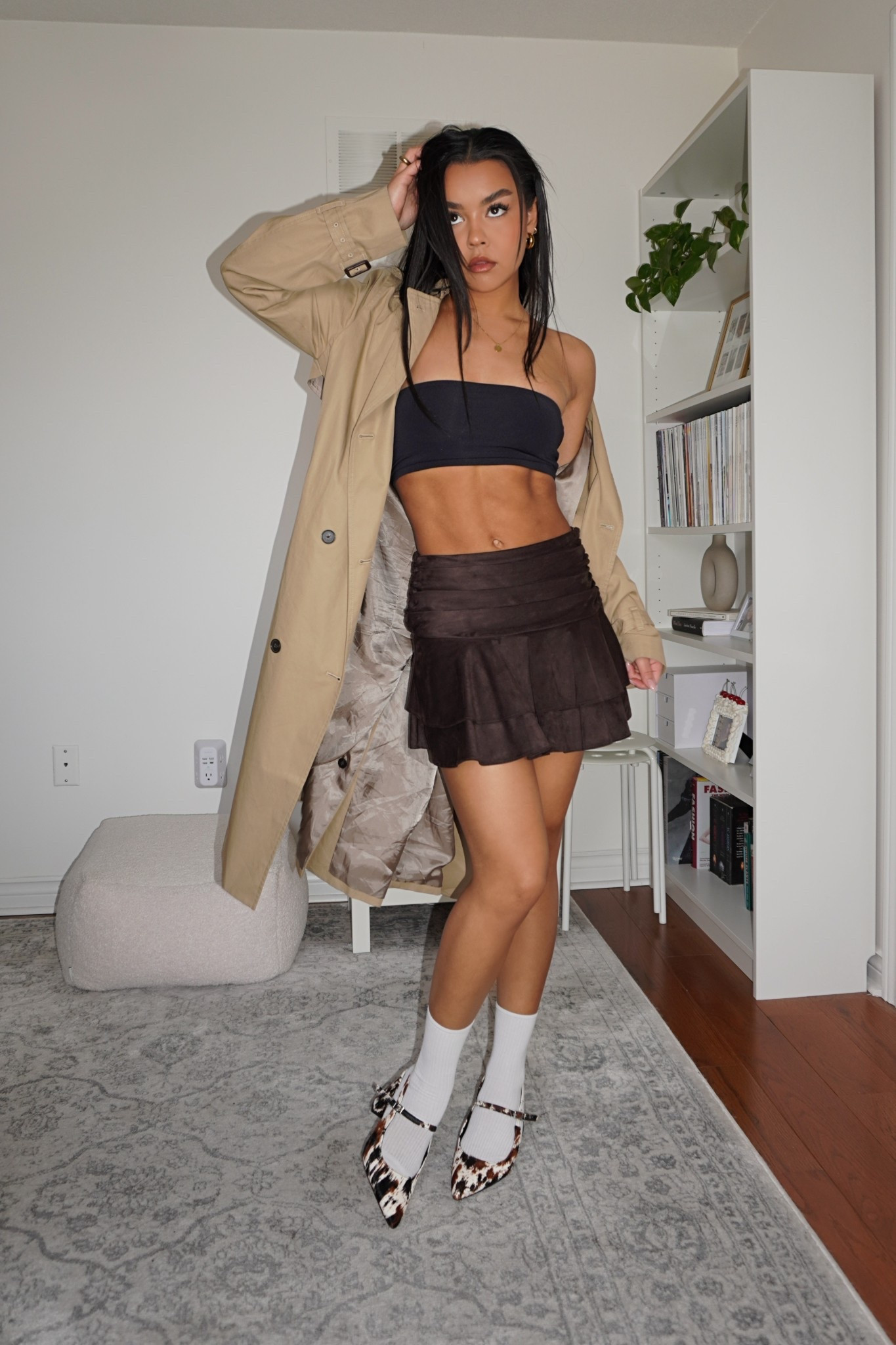 Top: 2XS
Skort (Zara): XS
Coat: XS

#LTKpartywear #LTKshoes #LTKsummer