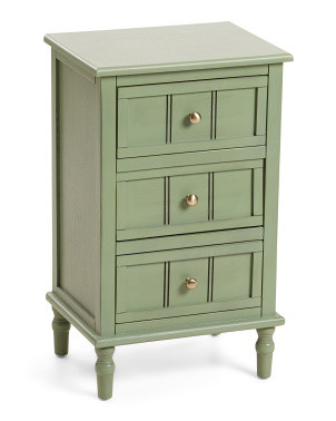 26in Accent Table With Three Drawers | Bedroom | Marshalls | Marshalls