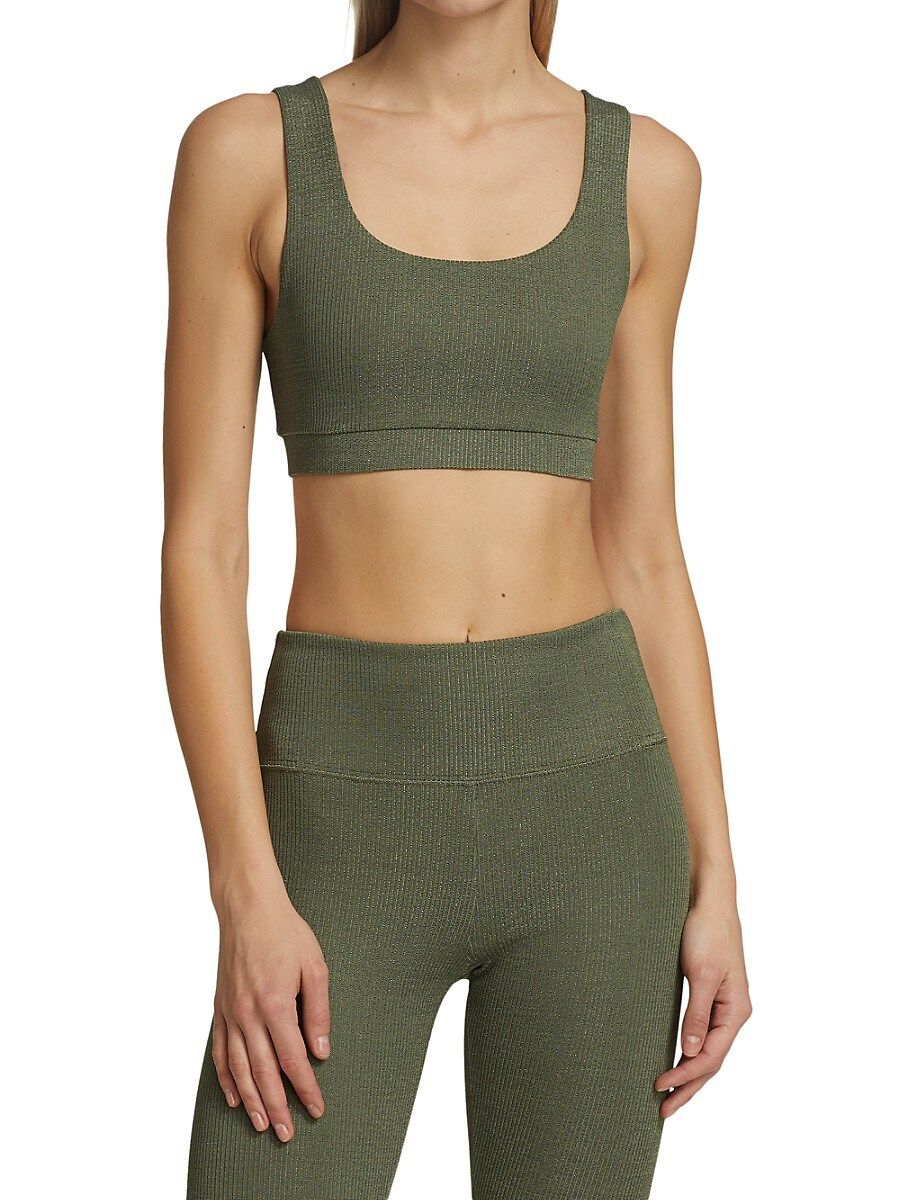 TWENTY Montreal Women's Colorsphere Ribbed Sports Bra - Green - Size XS | Saks Fifth Avenue OFF 5TH