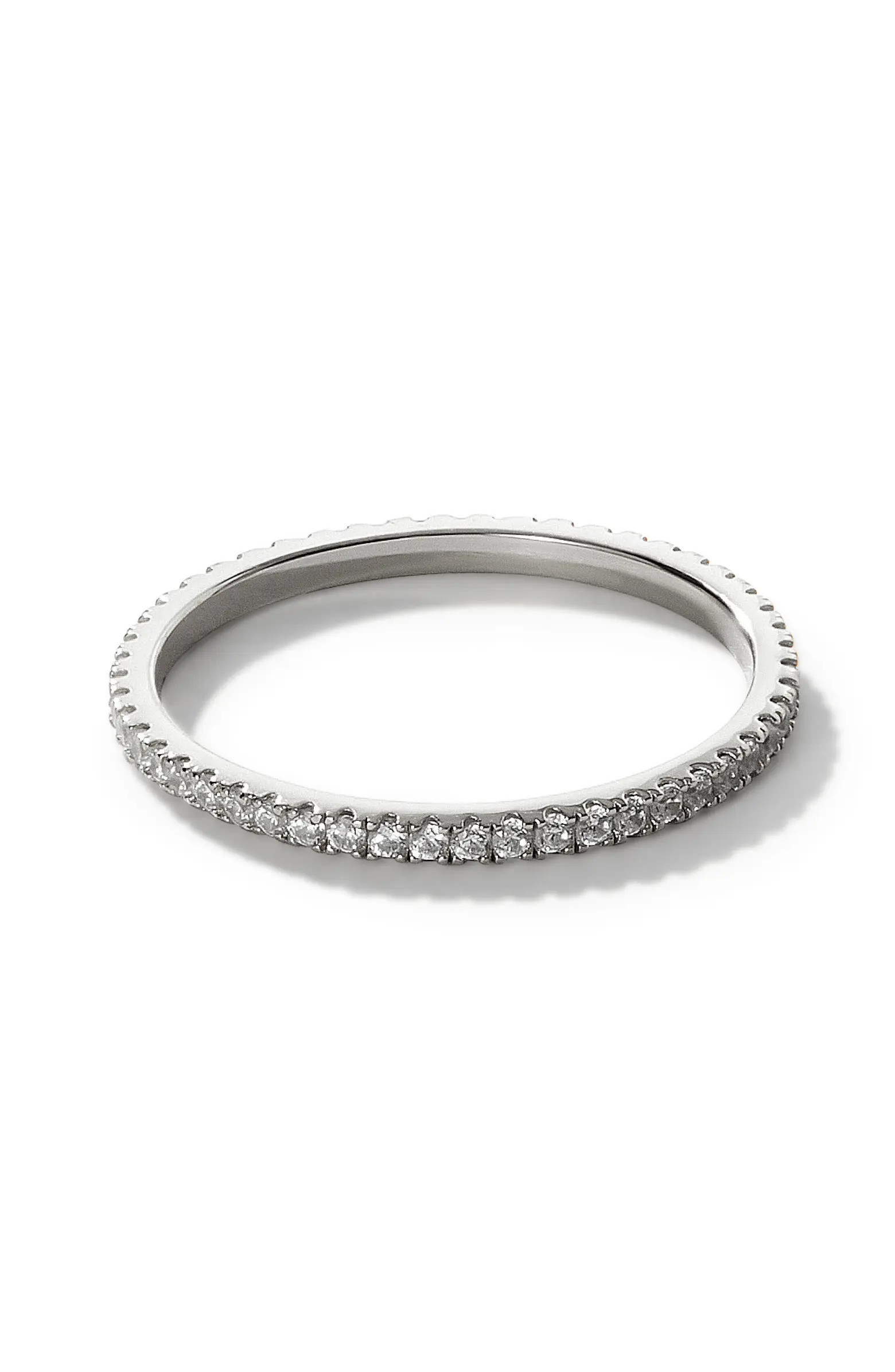 Ana Luisa Eternity Ring - Celine Silver | Nordstrom | Nordstrom