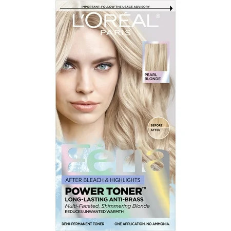 L Oreal Paris Feria Permanent Hair Color 9V Pearl Blonde 1 fl oz | Walmart (US)