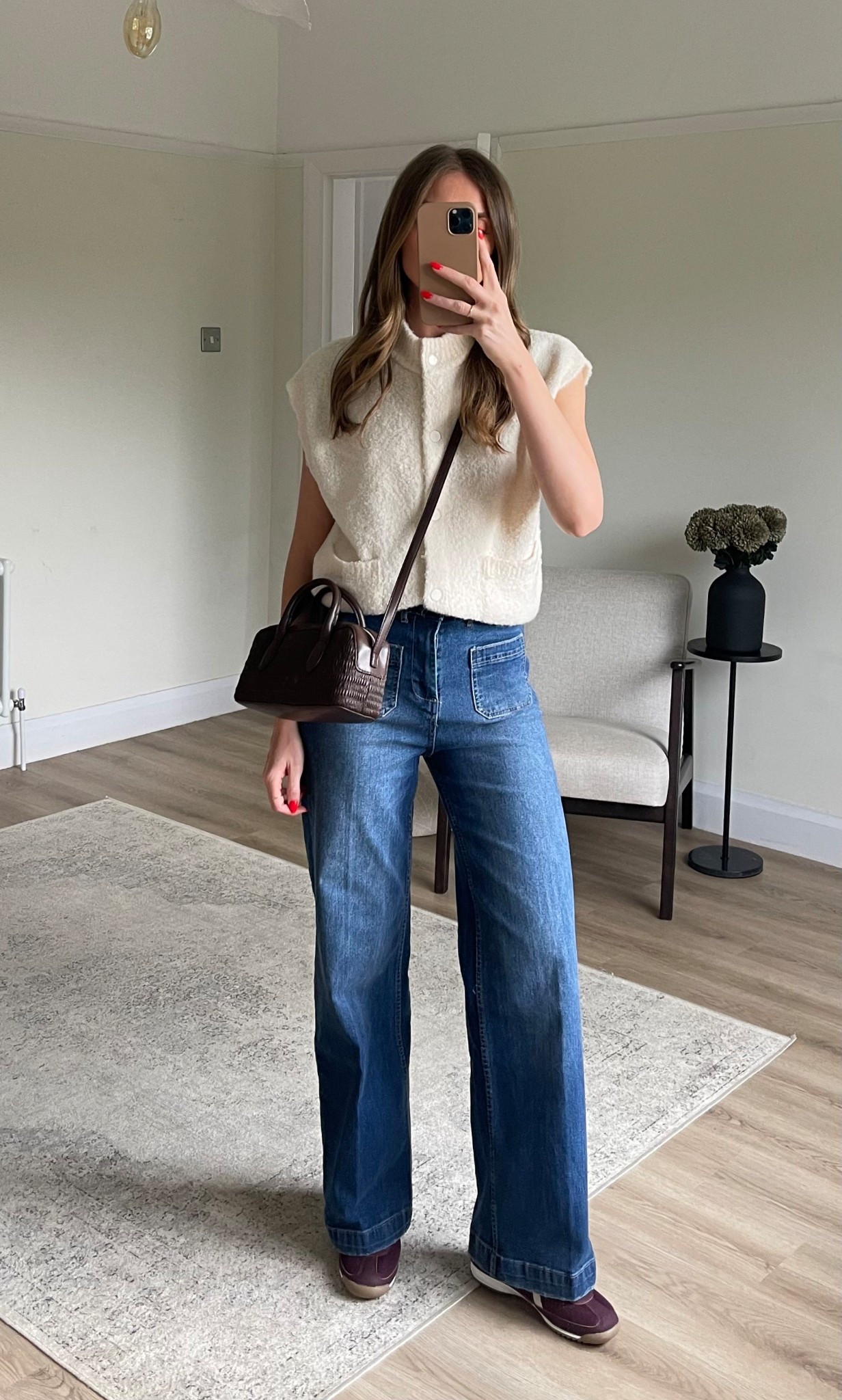 Styling the matalan  brown bag here 