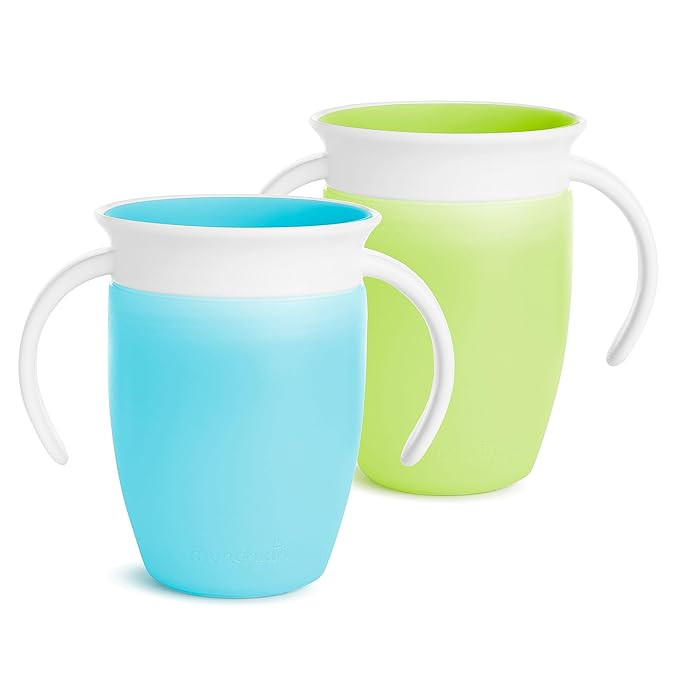 Munchkin Sippy Cup for 6 Month Old and Up, Spill Proof Miracle 360 Toddler Cups with Transition H... | Amazon (US)