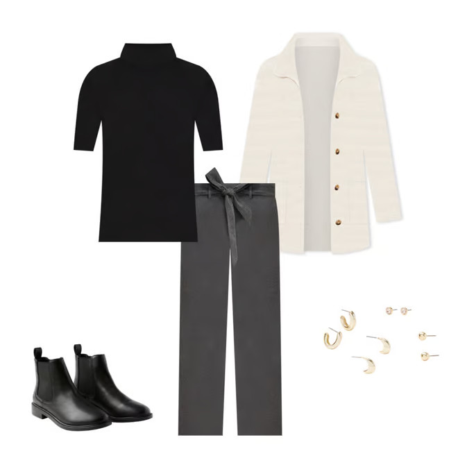 Sherpa Funnel Neck Coat | LOFT