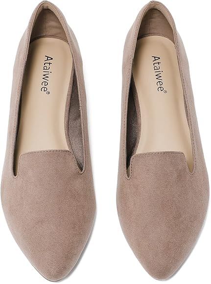 Ataiwee Women's Wide Width Ballet Flats. | Amazon (US)