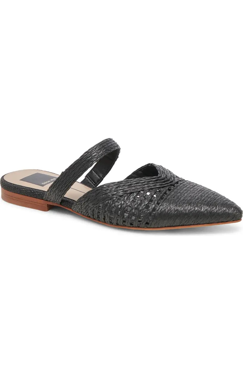 Kaline Raffia Pointed Toe Mule (Women) | Nordstrom