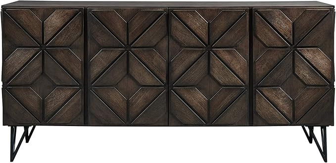 Signature Design by Ashley Chasinfield Urban Geometric Design TV Stand Fits TVs up to 70", 4 Cabi... | Amazon (US)
