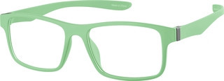 Zenni Rectangle Glasses Green Plastic Full Rim Frame | Zenni Optical (US & CA)